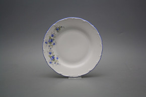 Dessert plate 19cm Ofelia Light blue roses HAL