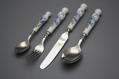 Set of cutlery Bohemia 1987 Cornflowers 4-piece BB č.1