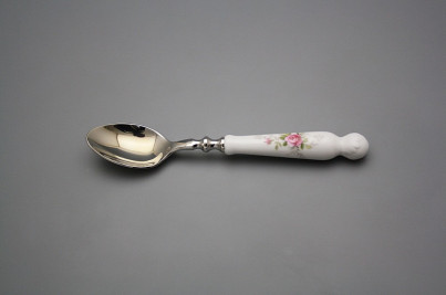 Set of teaspoons Bohemia 1987 Pink roses 6-piece BB č.1