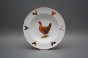 Deep plate 23cm Ofelia Hens FCL č.6