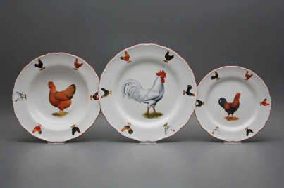 Plate set Ofelia Hens 36-piece FCL č.1