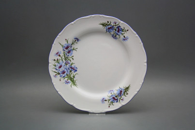 Flat plate 25cm Ofelia Cornflowers CAL č.1