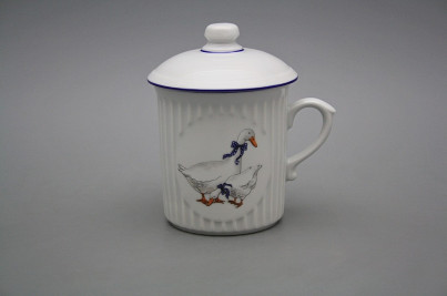 Mug Mozart 0,25l with cover Geese ML č.1