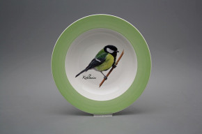 Deep plate 22cm Nina Great tit IZP