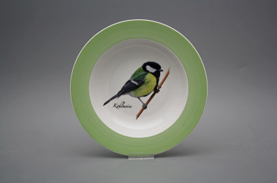 Deep plate 22cm Nina Great tit IZP č.1