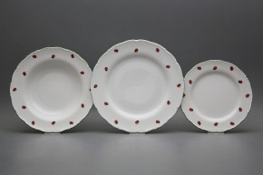 Plate set Ofelia Ladybirds 24-piece AZL