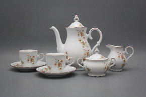 Coffee set Ofelia Tea roses 15-piece HL