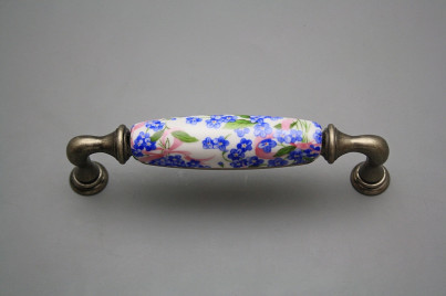 Rustic handles 128mm Forget-me-not Chintz FV č.1