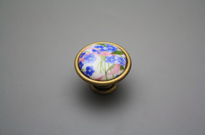 Rustic knobs 35mm Forget-me-not Chintz