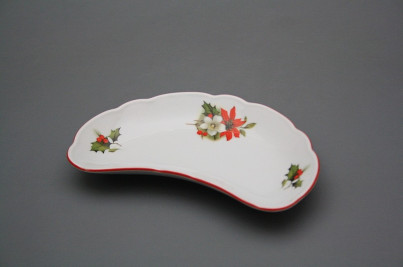 Dish for bones 19cm Rokoko Poinsettia CL č.1