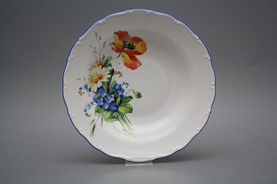 Deep plate 23cm Ofelia Field flowers HAL č.1