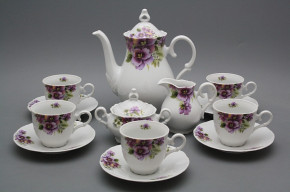 Coffee set Ofelia Pansy 15-piece BB