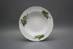 Deep plate 23cm Ofelia Lilies of Valley CZL