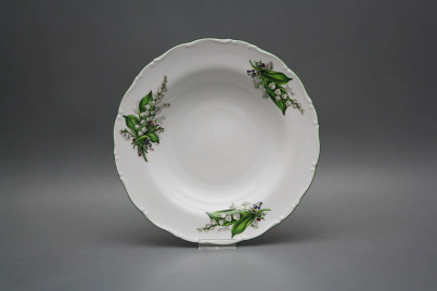 Deep plate 23cm Ofelia Lilies of Valley CZL č.1