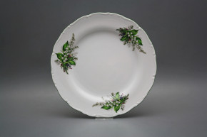 Flat plate 25cm Ofelia Lilies of Valley CZL