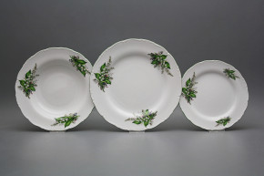 Plate set Ofelia Lilies of Valley 12-piece CZL