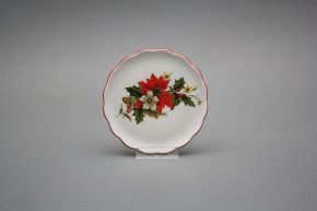 Underplate for glass 10cm Rokoko Poinsettia CL