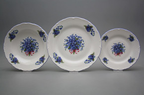 Plate set Ofelia Forget-me-not 12-piece GAL