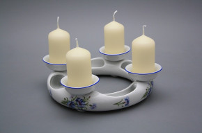 Advent candlestick Cornflowers AL