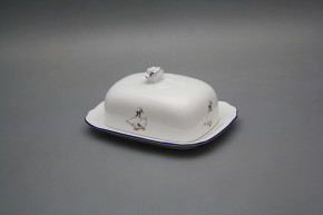 Butter dish small Rokoko Geese ML