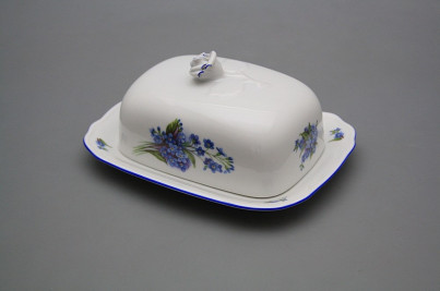 Butter dish small Rokoko Forget-me-not AL č.1