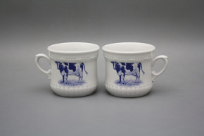 Pearl mug small 0,26l Blue cow BB