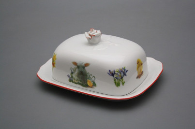 Butter dish small Rokoko Easter CL č.1