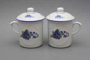 Mug Mozart 0,25l with cover Forget-me-not AL