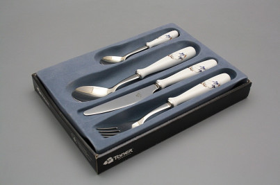 Cassette for 4-piece set of porcelain cutlery Toner č.1