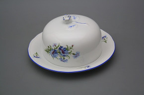 Cheese dish round Rokoko Cornflowers AL