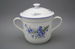 Mug with 2 handles and lid Cornflowers AL