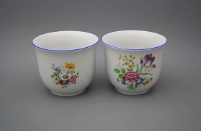 Flower pot small 16cm Meissen bouquet AL