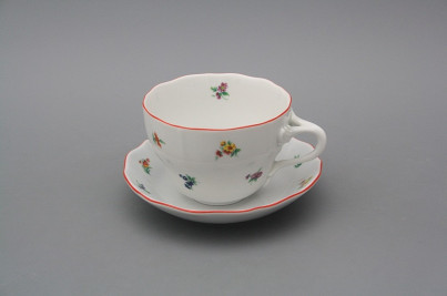 Cup high with saucer A2A1 Rokoko Sprays CL č.1