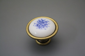 Rustic knobs 40mm Royal Blue