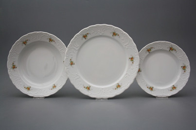 Plate set Opera Tea roses 12-piece BB č.1