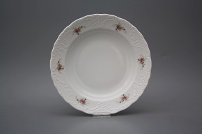 Deep plate 24cm Opera Pink roses BB