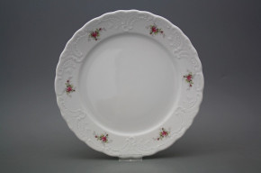 Flat plate 26cm Opera Pink roses BB