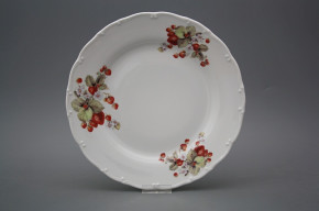 Flat plate 25cm Ofelia Strawberries CBB