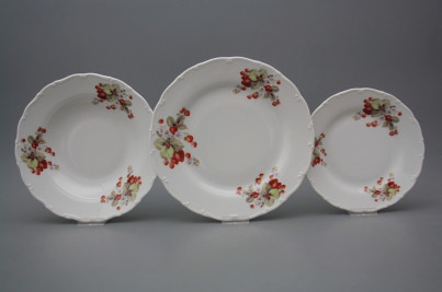 Plate set Ofelia Strawberries 18-piece CBB č.1