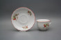 Tea cup 0,18l with saucer Ofelia Strawberries CL č.2