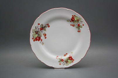 Flat plate 25cm Ofelia Strawberries CCL č.1