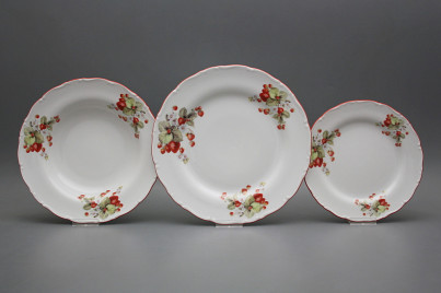 Plate set Ofelia Strawberries 24-piece CCL č.1