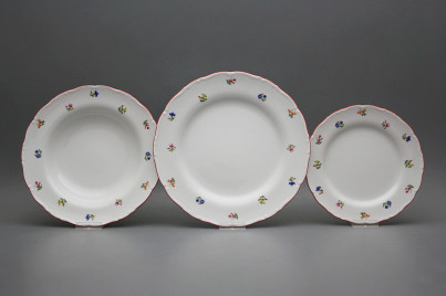 Plate set Ofelia Flower sprays 12-piece ACL č.1