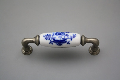 Rustic handles 96mm Blue Onion Leaf FV č.1