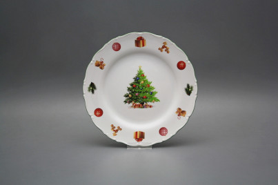 Dessert plate 19cm Ofelia Christmas Tree JZL č.1