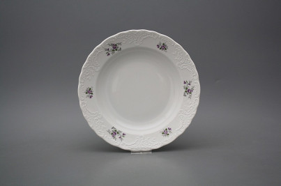 Deep plate 21cm Opera Scatter Violets BB č.1