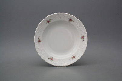 Deep plate 21cm Opera Pink roses BB č.1