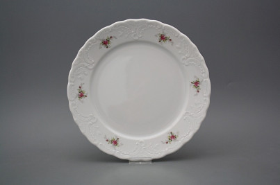 Flat plate 24cm Opera Pink roses BB č.1