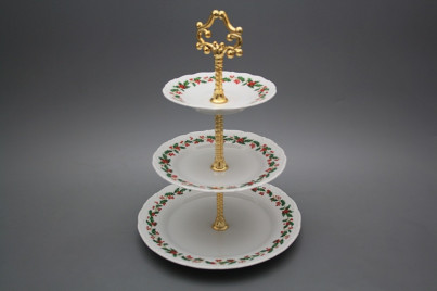 Three tier stand Ofelia Christmas holly BB č.1