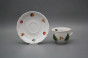 Tea cup 0,18l with saucer Ofelia Christmas Tree BB č.2